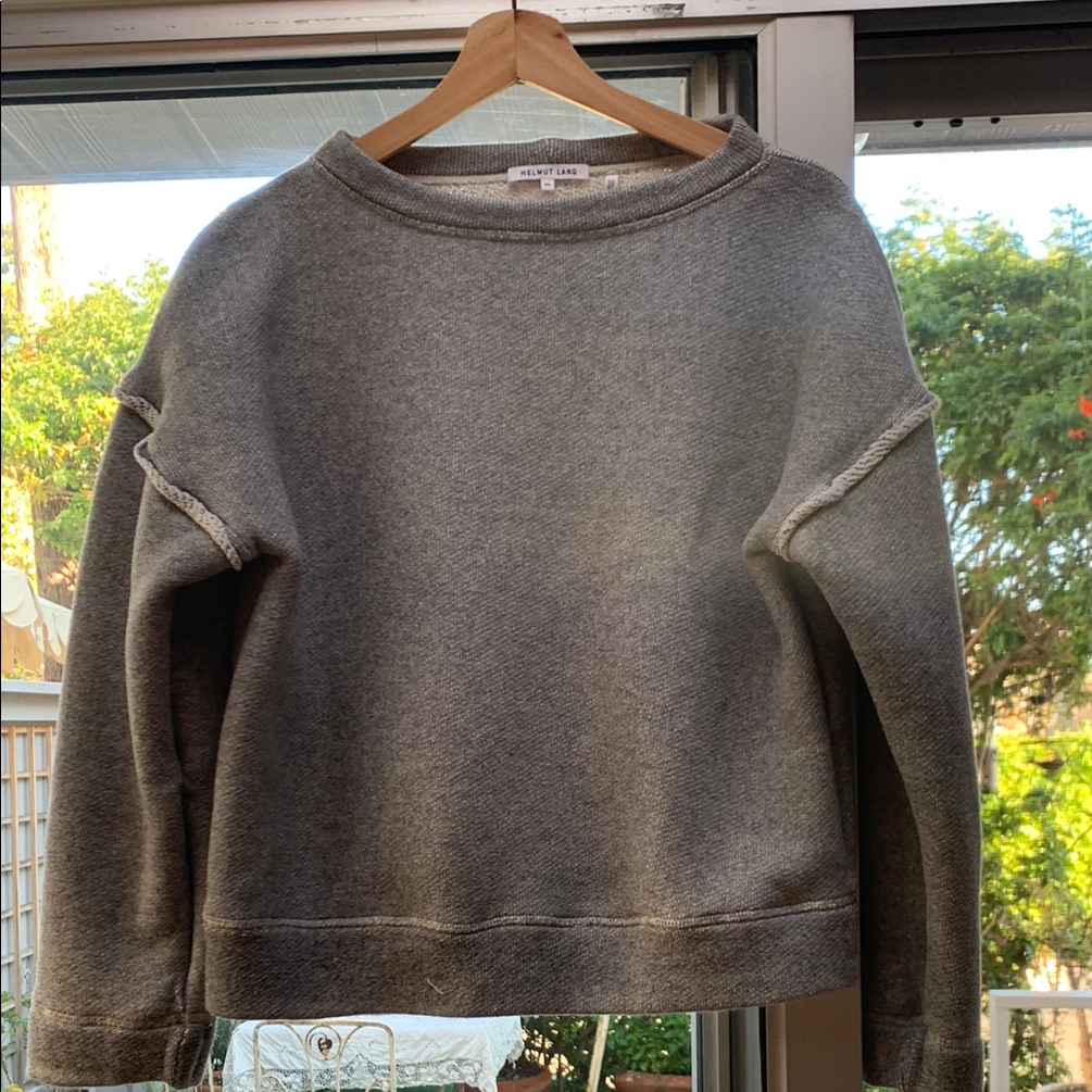 Helmut Lang Grey Sweatshirt